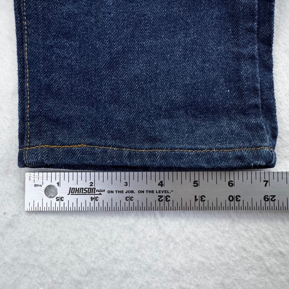 Vintage Levi's 20505 Orange Tab Made USA Jeans W29 L34 Dark Wash Straight Leg - Picture 15 of 16